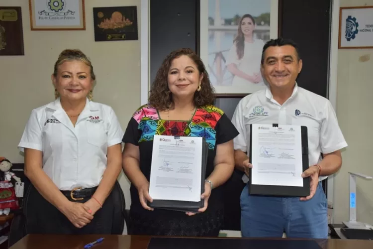 Convenio de colaboración entre Tecnológico de Felipe Carrillo Puerto e Instituto Quintanarroense de la Mujer