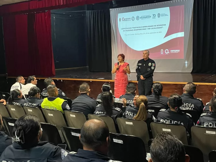 Capacitan a Policías de Solidaridad en búsqueda de personas desaparecidas y no localizadas