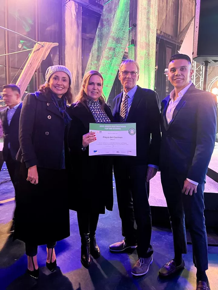 Recibe Playa del Carmen premio internacional como destino sustentable