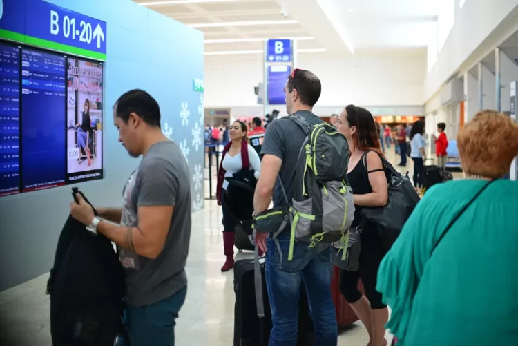 El aeropuerto de Cancún registra 621 operaciones esta jornada