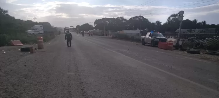 Termina bloqueo carretero en tramo de Juan Sarabia, al sur de Quintana Roo