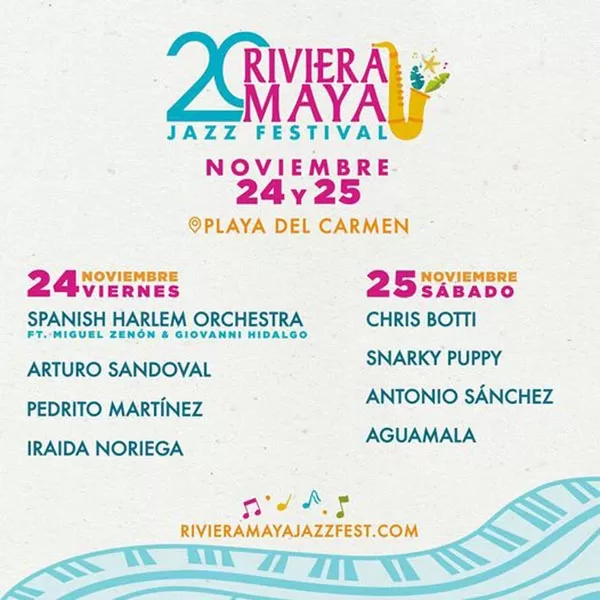 Magno evento en la vigésima edición del Festival de Jazz de la Riviera Maya