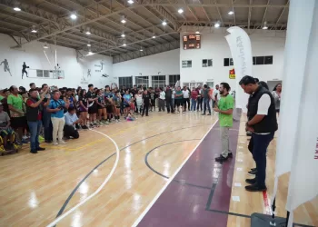 Entregan primera etapa de la rehabilitación del gimnasio Nohoch Suku´n de Chetumal