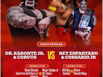 Dr. Karonte Jr. encabezará función de lucha libre Cancún