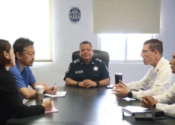 Cónsul de Japón en Quintana Roo se reúne con secretario de Seguridad Pública de Cancún