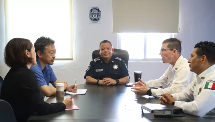 Cónsul de Japón en Quintana Roo se reúne con secretario de Seguridad Pública de Cancún