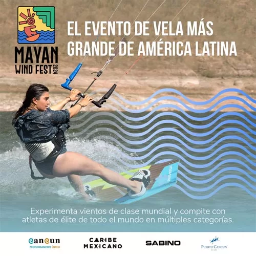 Varios campeones mundiales en el Mayan Wind Fest 2024 de Cancún