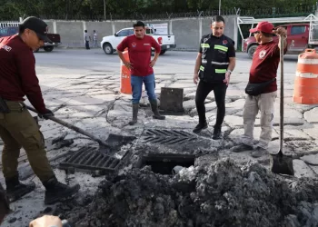 Ayuntamiento de Benito Juárez despliega acciones preventivas ante las lluvias