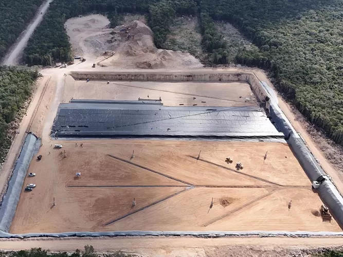 Recorren nueva celda para residuos sólidos en Cancún