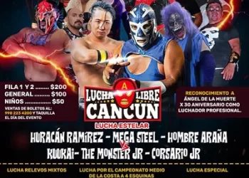 Anuncian la presentación en Cancún del Huracán Ramírez y del japonés Kuukai