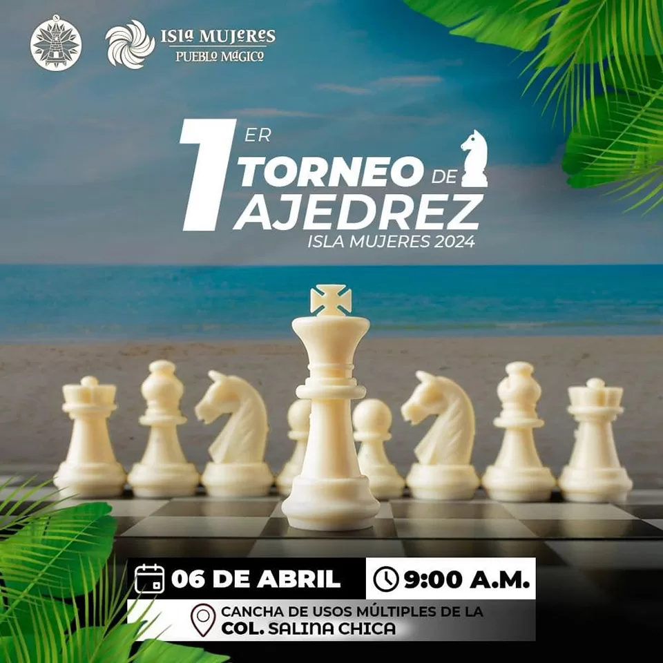 Convocan al primer torneo de ajedrez en Isla Mujeres