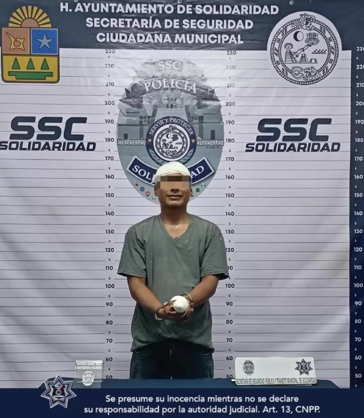 Joven detenido por entrar a un predio y agredir al propietario