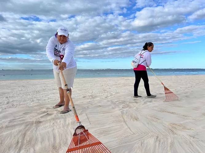 Redoblan esfuerzos a través de la Zofemat para mantener las playas