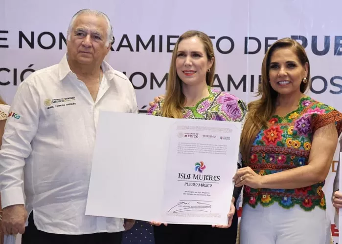 Isla Mujeres recibe ratificación como Pueblo Mágico
