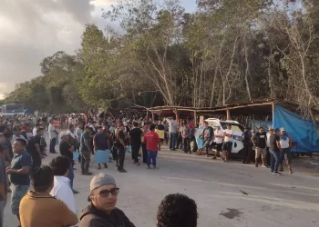 Ejidatarios de Chunyaxche bloquean obras del Tren Maya porque no les respetan acuerdos