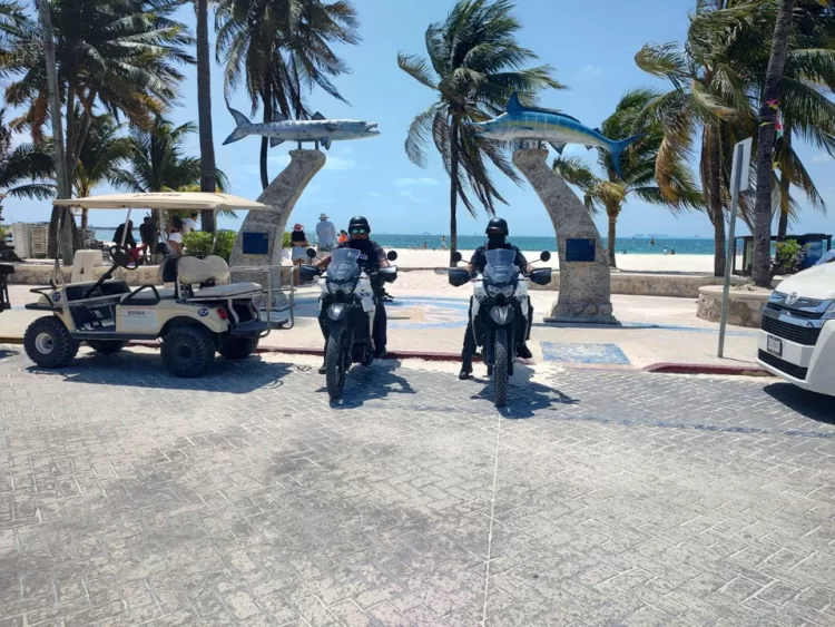 Verifican que se cumplan mecanismos de seguridad en las playas más visitadas de Isla Mujeres