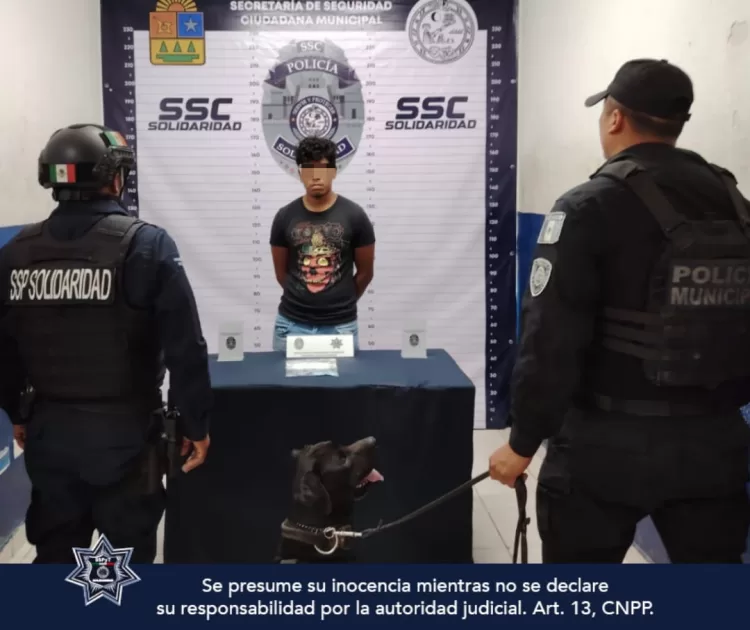 Joven detenido con droga en un vehículo del transporte público