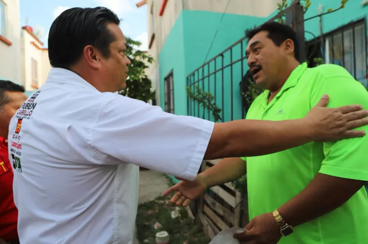 Recorre Rubén Carrillo las colonias y tianguis del Distrito 3 en busca del voto