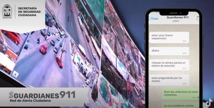 Sorprenden a dos sujetos extorsionando a comerciante de Cancún
