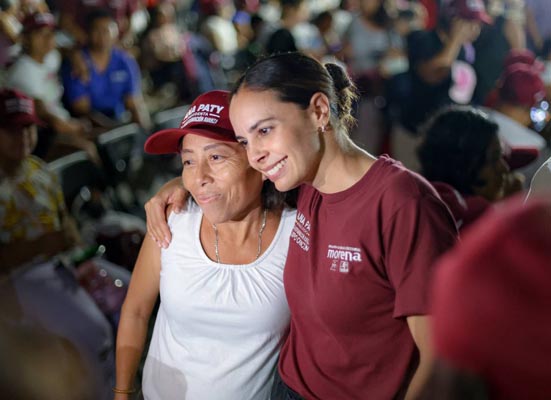 Fortalecer la seguridad en Cancún, ofrece Ana Paty