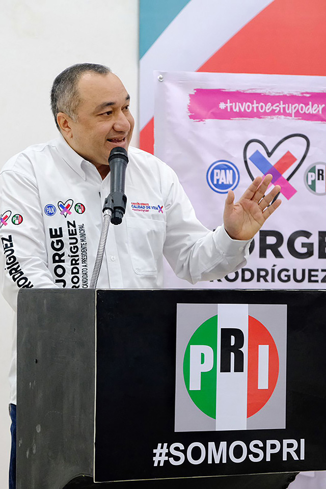 Jorge Rodríguez promete devolver calidad de vida a los cancunenses
