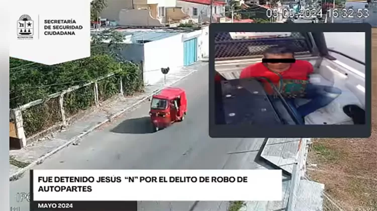 Mototaxista, detenido poco después de cometer un robo