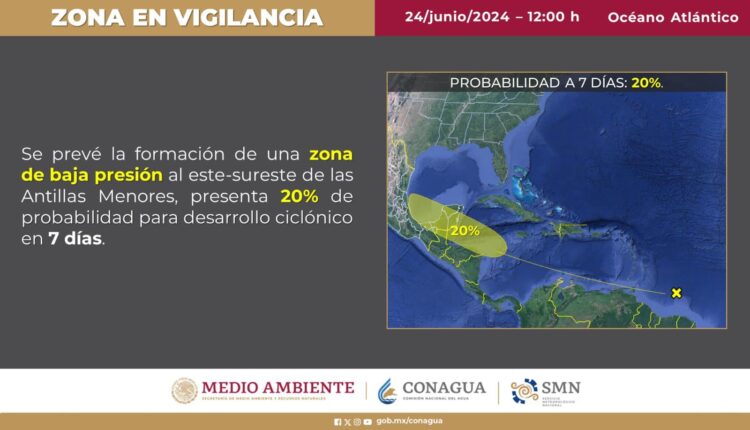 Vigilan en Quintana Roo condiciones meteorológicas en el Caribe