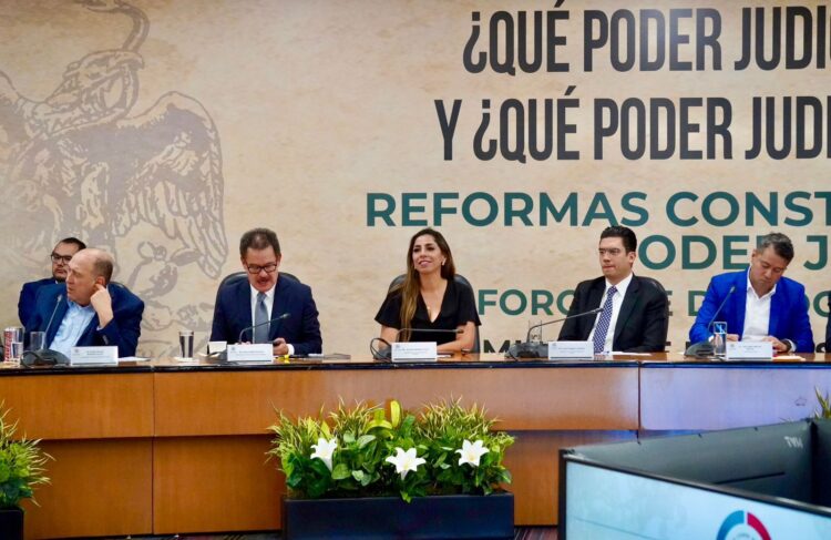Sale Marybel Villegas en defensa de la reforma del Poder Judicial