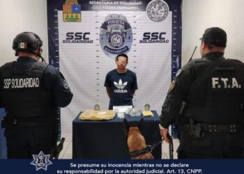 Joven detenido en un filtro a la entrada de Playa del Carmen