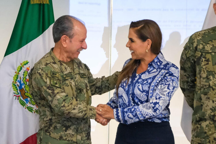 Mara Lezama revisa con titular de Semar estrategia contra el sargazo