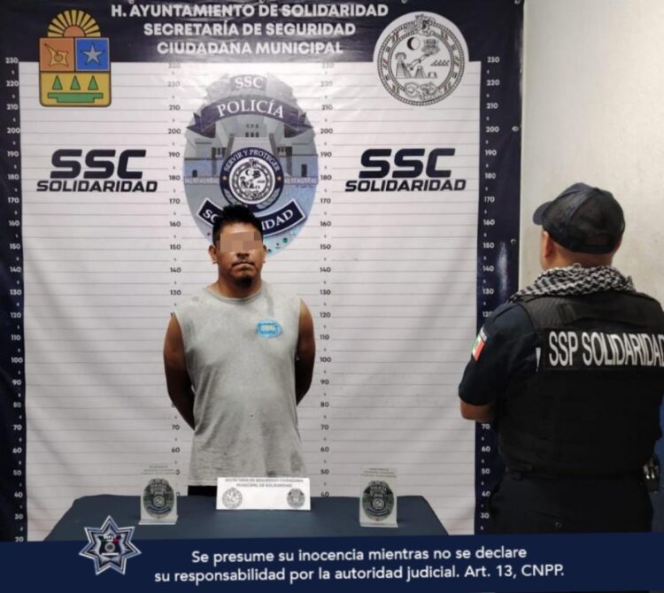 Detenido luego de enviar al hospital a su pareja