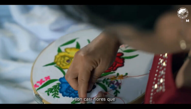 Promueven en vídeo el trabajo de bordadoras artesanas de Yaxche