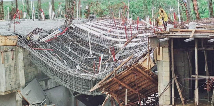 Clausuran por derrumbe de techo hotel en construcción en Tulum
