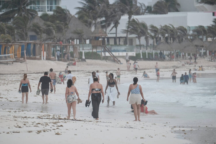 La actividad turística, ligeramente afectada por el clima lluvioso