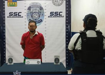 Detenido sujeto por abuso sexual de menores en alberca de hotel en Playacar