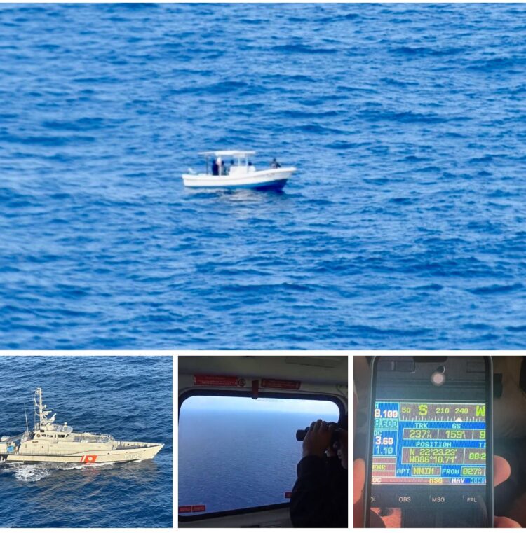 Rescatan en Quintana Roo a los 6 tripulantes de embarcación extraviada en altamar