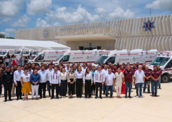 Quintana Roo recibe 31 ambulancias de la Beneficencia Pública Nacional
