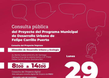 Carrillo Puerto alista consulta pública sobre desarrollo urbano