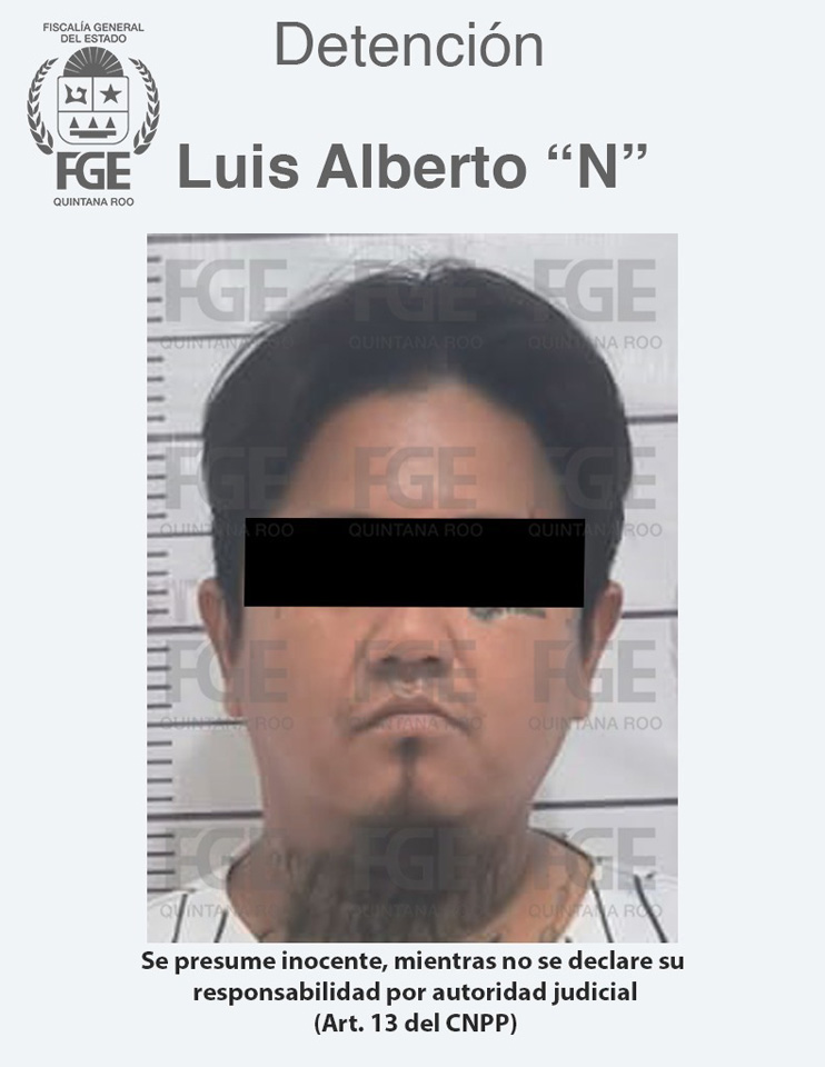 Captura FGE a sujeto por feminicidio en grado de tentativa en Cancún