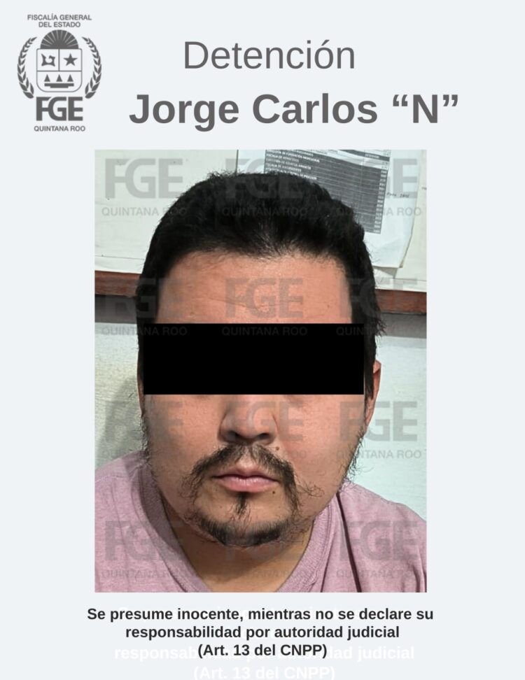 Detenido por tentativa de feminicidio y violación de una menor en Cancún