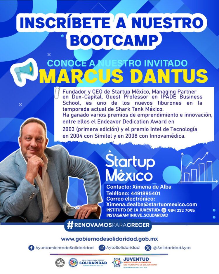 Anuncian evento para jóvenes emprendedores en Playa del Carmen