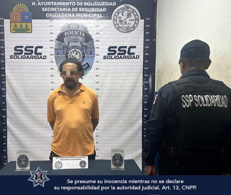 Detenido por agredir a dos menores en Playa del Carmen
