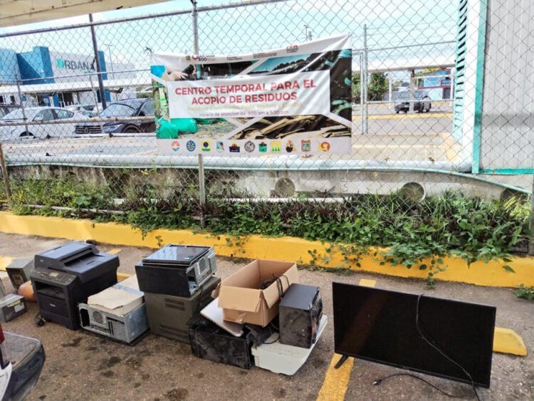 Recolectaron en 16 centros de acopio 64.5 ton de residuos