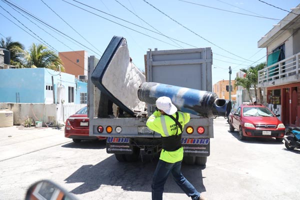 Continúa en Isla Mujeres el Programa de Descaharrización