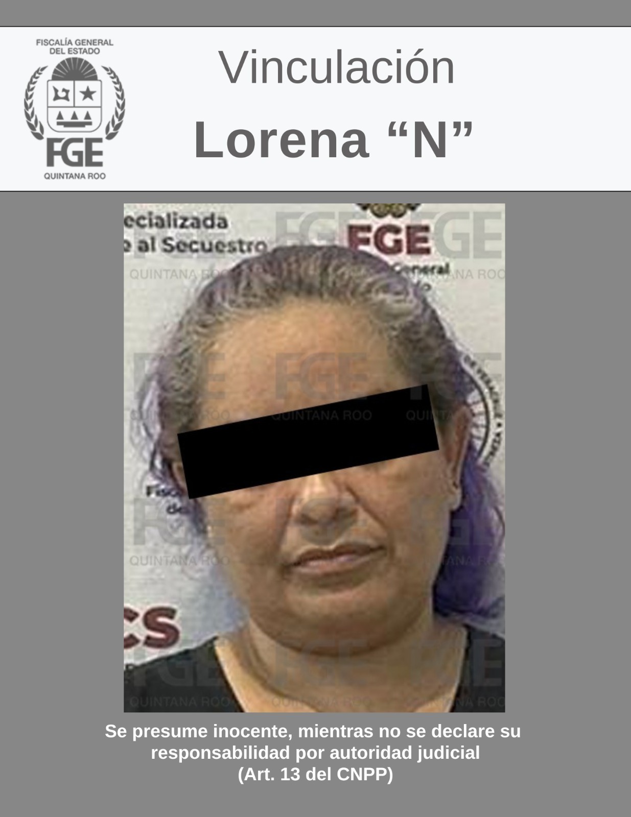 Vinculan a proceso a mujer involucrada en extorsión y desaparición