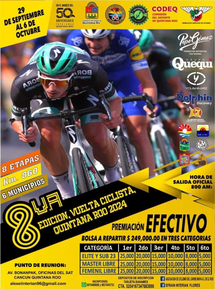 Solidaridad se prepara para recibir la 8a Vuelta Ciclista a Quintana Roo