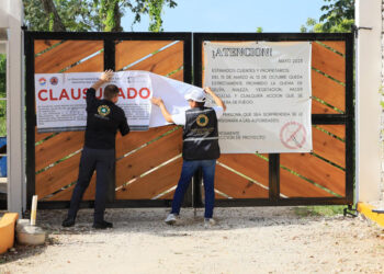 Clausuran Comuna proyecto Irregular de desarrollo urbano