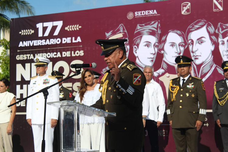 Honran la gesta heroica de los Niños Héroes