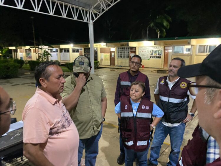 Evacuaron la isla de Holbox cerca de 3,000 personas