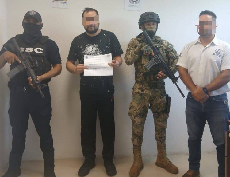 Detenido sujeto que actuó como gestor municipal en Puerto Morelos